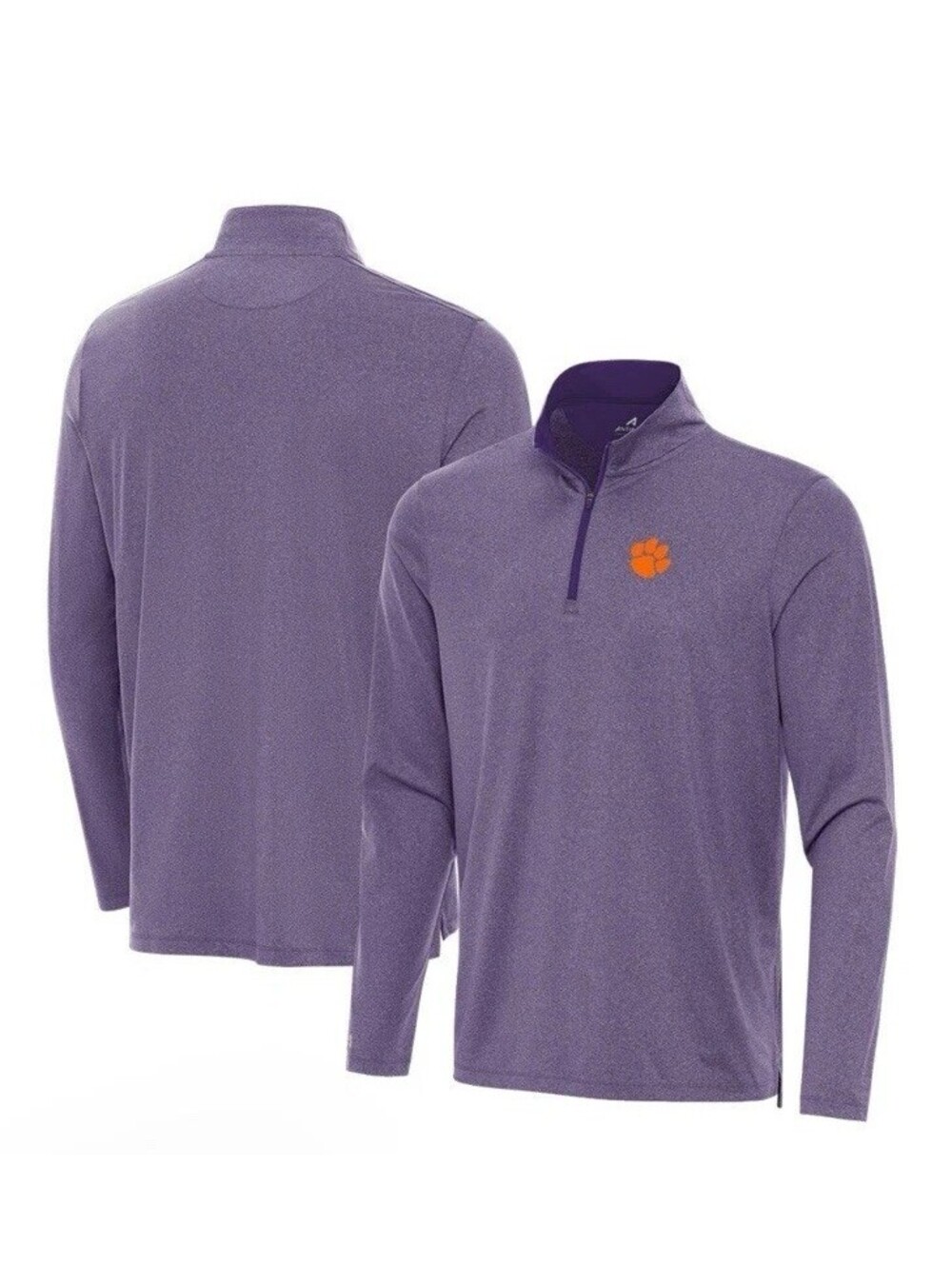 Clemson Tigers Antigua Adult L 1/4 Zip Pullover NCAA ACC Purple College